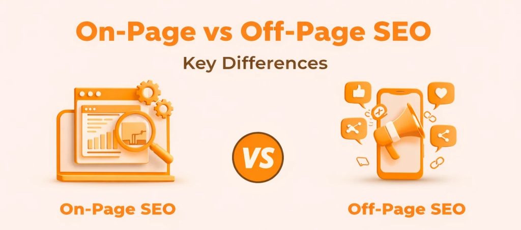  On-Page vs Off-Page SEO